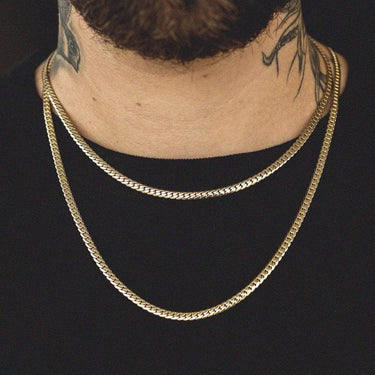 GLD Signature Cuban in Yellow Gold- 4mm