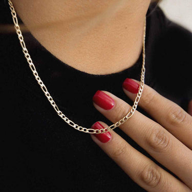 3mm Figaro Link Necklace
