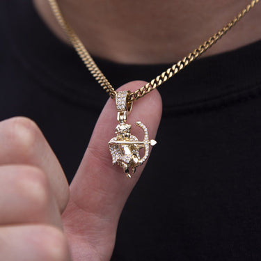 Iced Cupid Pendant