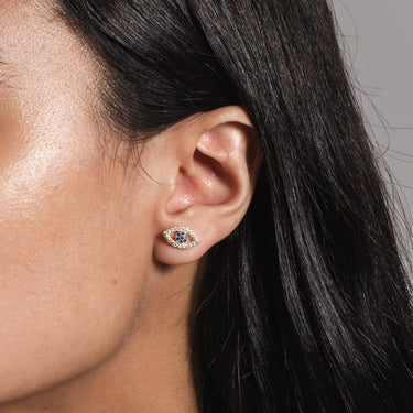 Evil Eye Stud Earrings