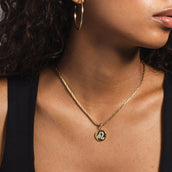 Leo Micro Coin Pendant