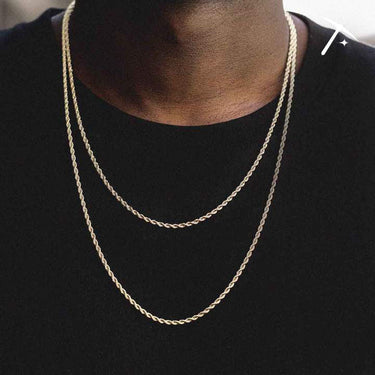 Rope Chain in Yellow Gold - 2mm