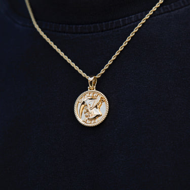 Memento Mori Coin Pendant