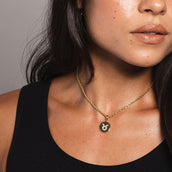 Taurus Micro Coin Pendant