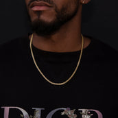 Franco Chain in Yellow Gold - 3mm