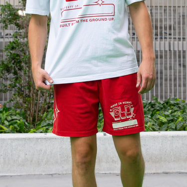Made In Miami Shorts in Red