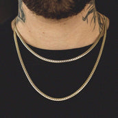 GLD Signature Cuban in Yellow Gold- 4mm