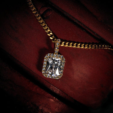 18k Vermeil Iced Rock