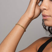 14k Solid Gold Rope Bracelet (4mm)