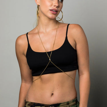 Micro Flat Curb Body Chain