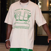 Made In Miami Tan Tee