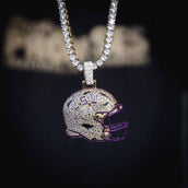 LSU Football Helmet Pendant