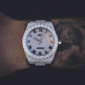 Fully Iced Alpha Era 316 w/ Rubber Strap