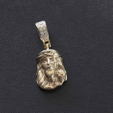 Micro Iced Jesus Pendant