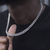 White Gold Franco Chain (6mm)