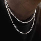 White Gold Franco Chain (3mm)