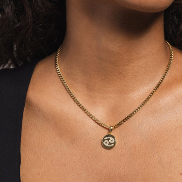 Cancer Micro Coin Pendant