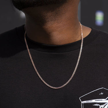 Micro Cuban in Rose Gold