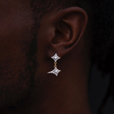 Star Link Stud Earrings