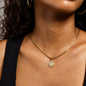 Sagittarius Micro Coin Pendant