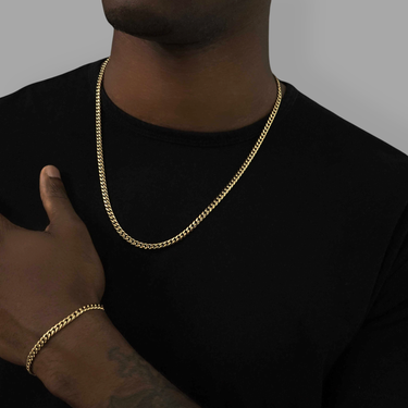 5mm Miami Cuban Chain + Bracelet Bundle