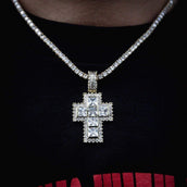 Center Stone Baguette Cross