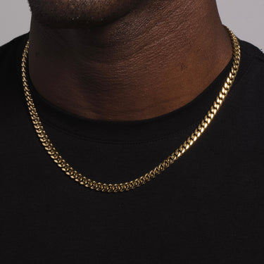 10k Solid Gold Miami Cuban Link Chain (5mm)