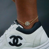 Smiley Face Anklet