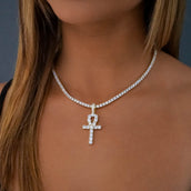 18k Vermeil Ankh Cross