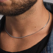 10k Solid White Gold Franco Chain (2.3mm)