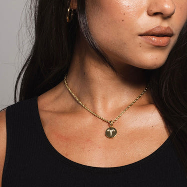 Aries Micro Coin Pendant