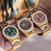 Alpha Era Gold - Iced Bezel