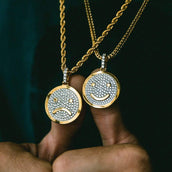 Double-Sided Face Pendant