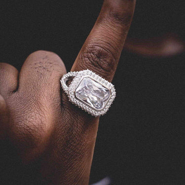 Emerald Cut Diamond Band Ring