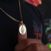 Micro Lady of Guadalupe Pendant