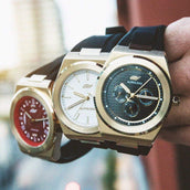 Alpha Era Gold w/ Rubber Strap
