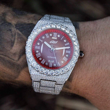 Iced Alpha Era - Red Dial