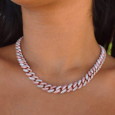 Two-Tone GLD Link Necklace - 8.5mm