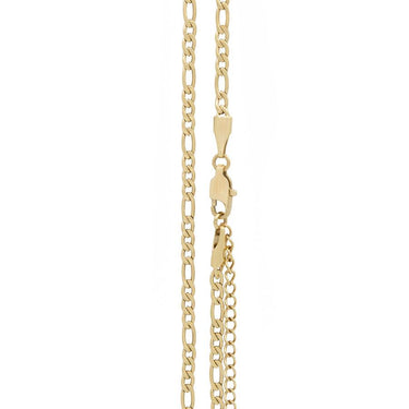 12+2" 3mm Figaro Necklace