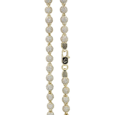 18" 4mm Iced Ball Chain