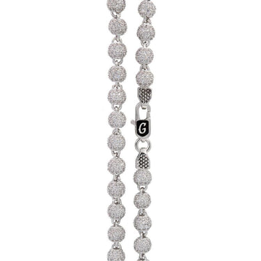 18" 4mm Iced Ball Chain