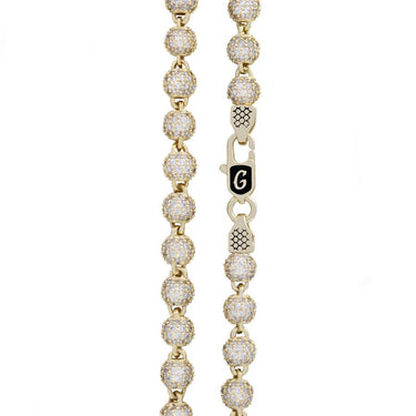 16" 4mm Iced Ball Chain