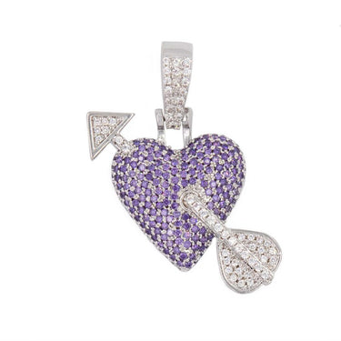 Purple Heart Pendant