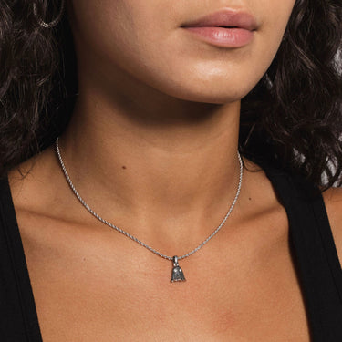 10k Solid Gold Micro Ghost Pendant